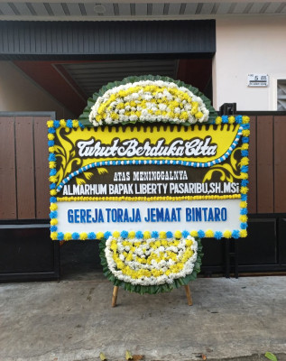 Papan Bunga Duka di Segalamider